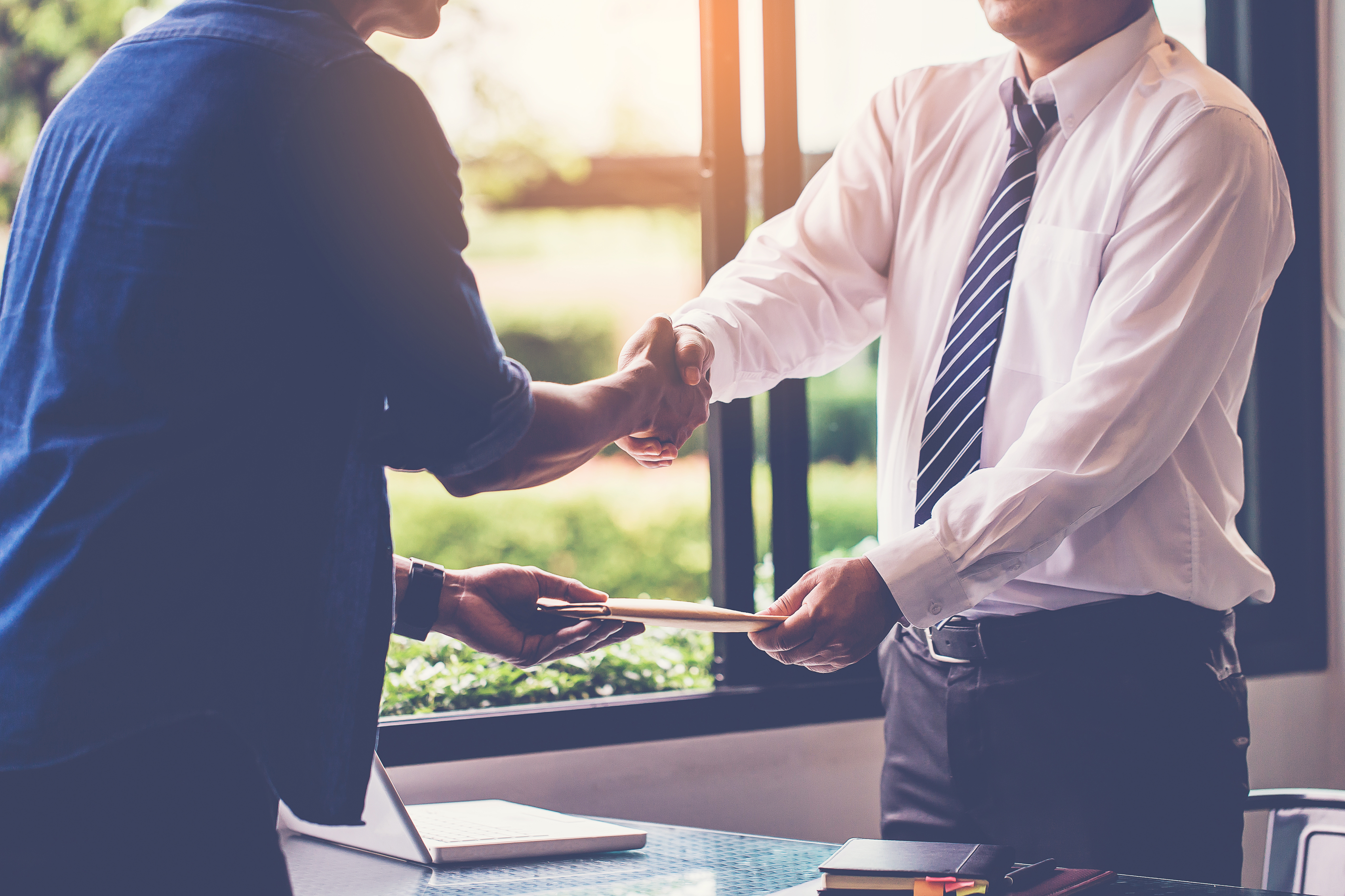 Men Shaking Hands